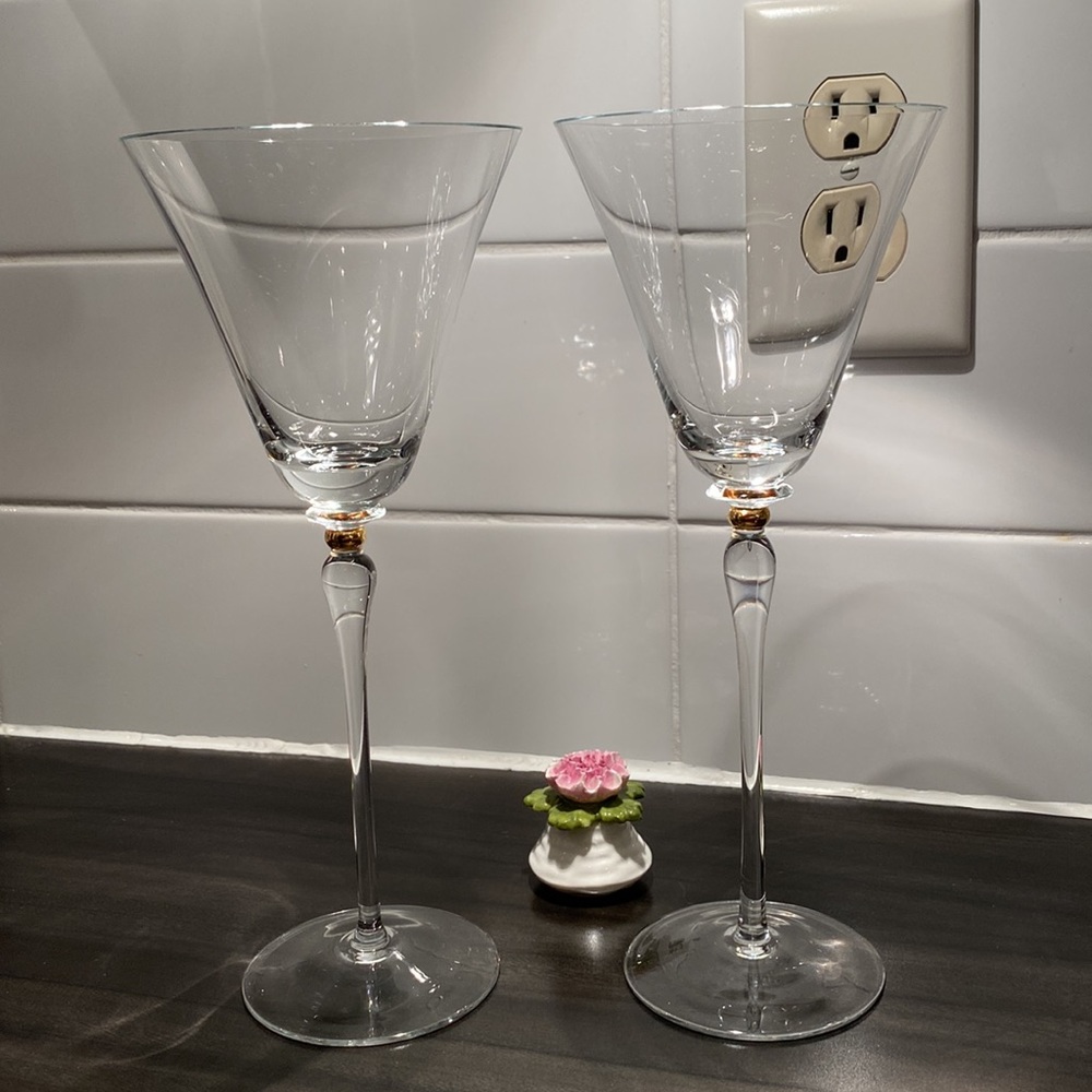 Crystal wine goblets - Picture 7 of 7
